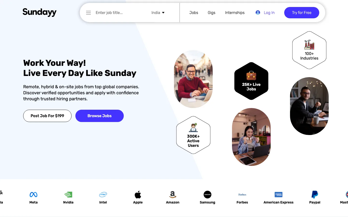 Sundayy website