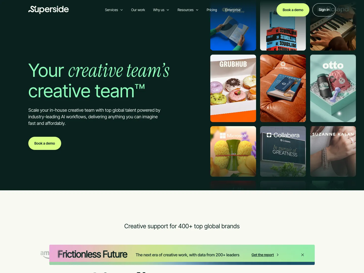 Superside website