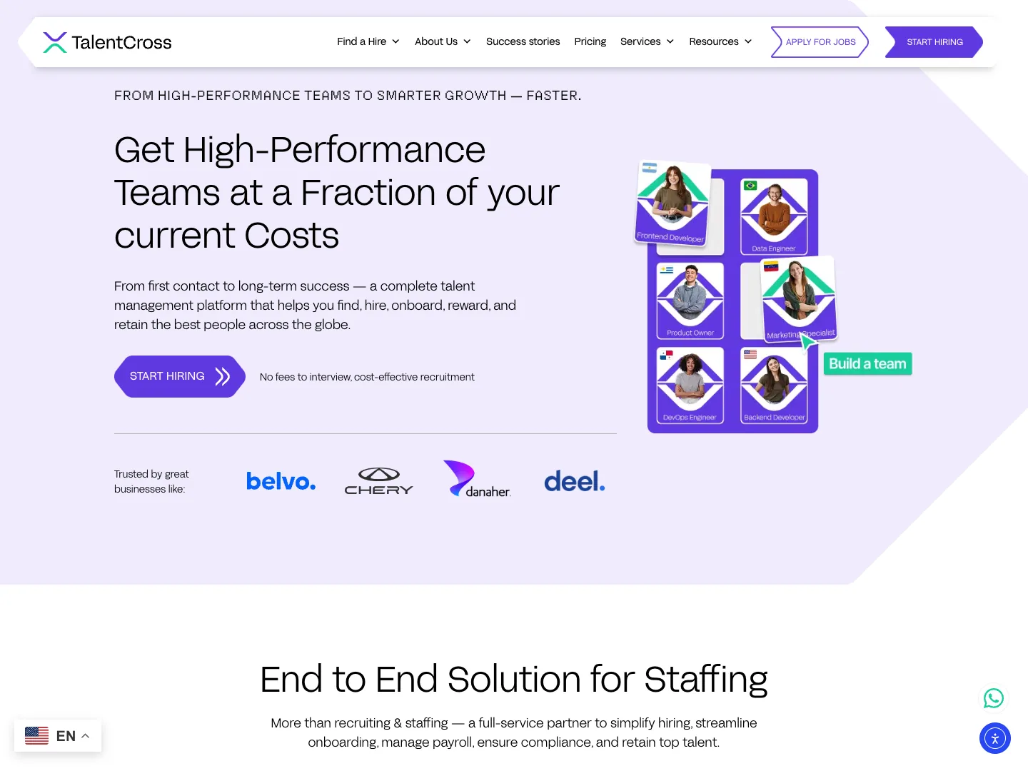 TalentCross website