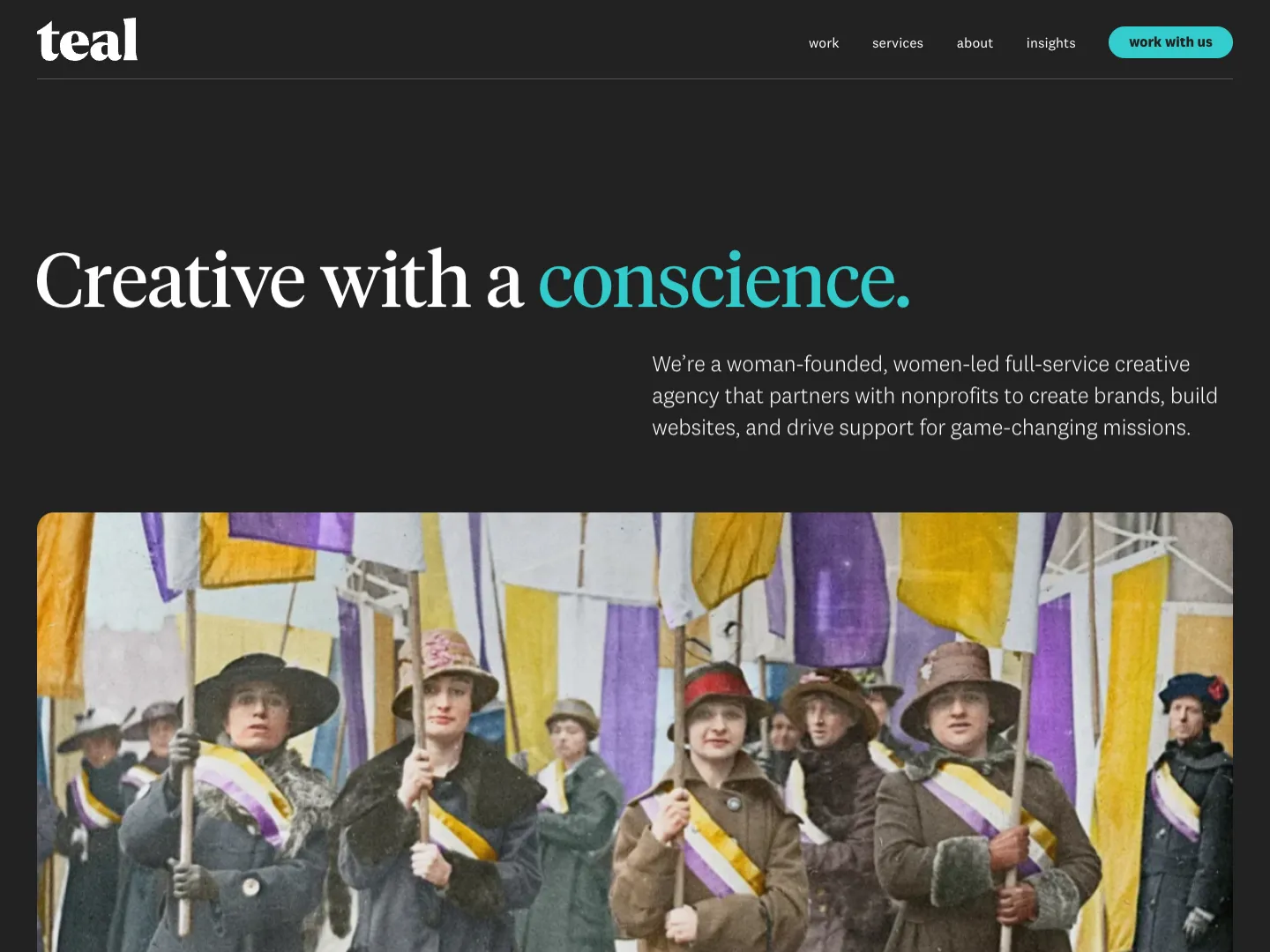 Teal Media website