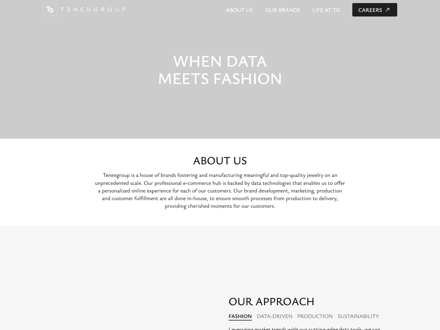 Tenengroup Ltd. website