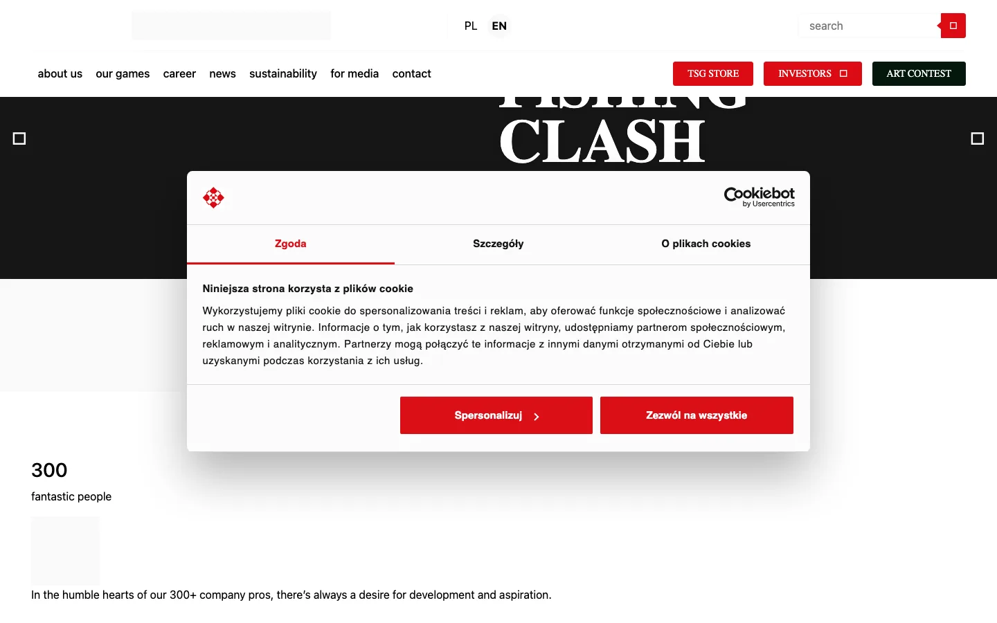 Ten Square Games website