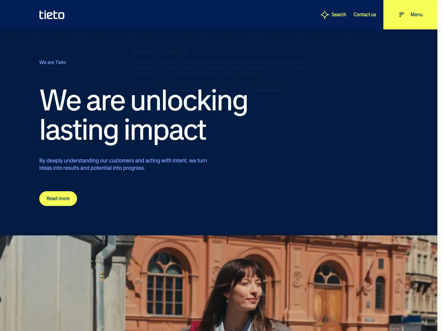 Tietoevry website