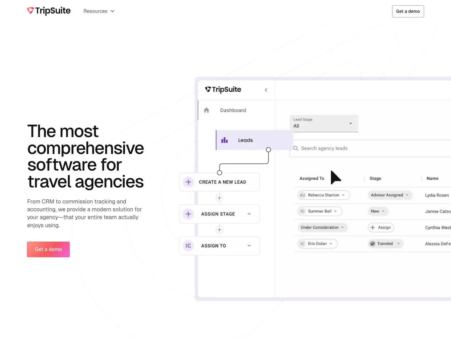TripSuite website