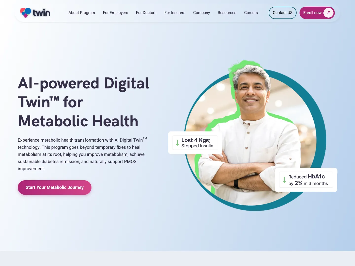Twin Health website