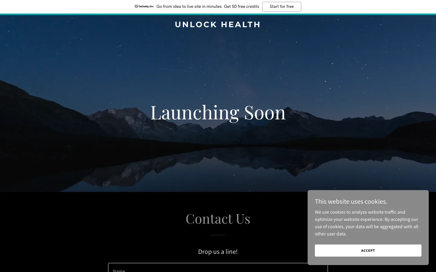 Unlock Health website