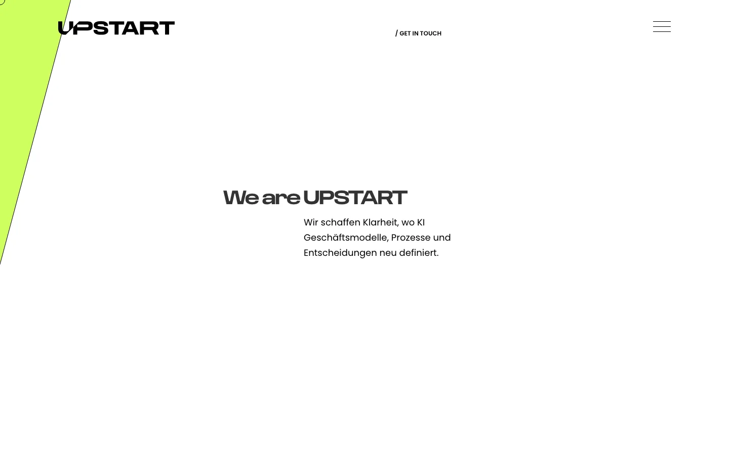 Upstart website