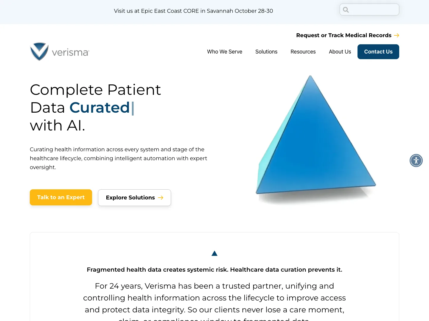 Verisma website