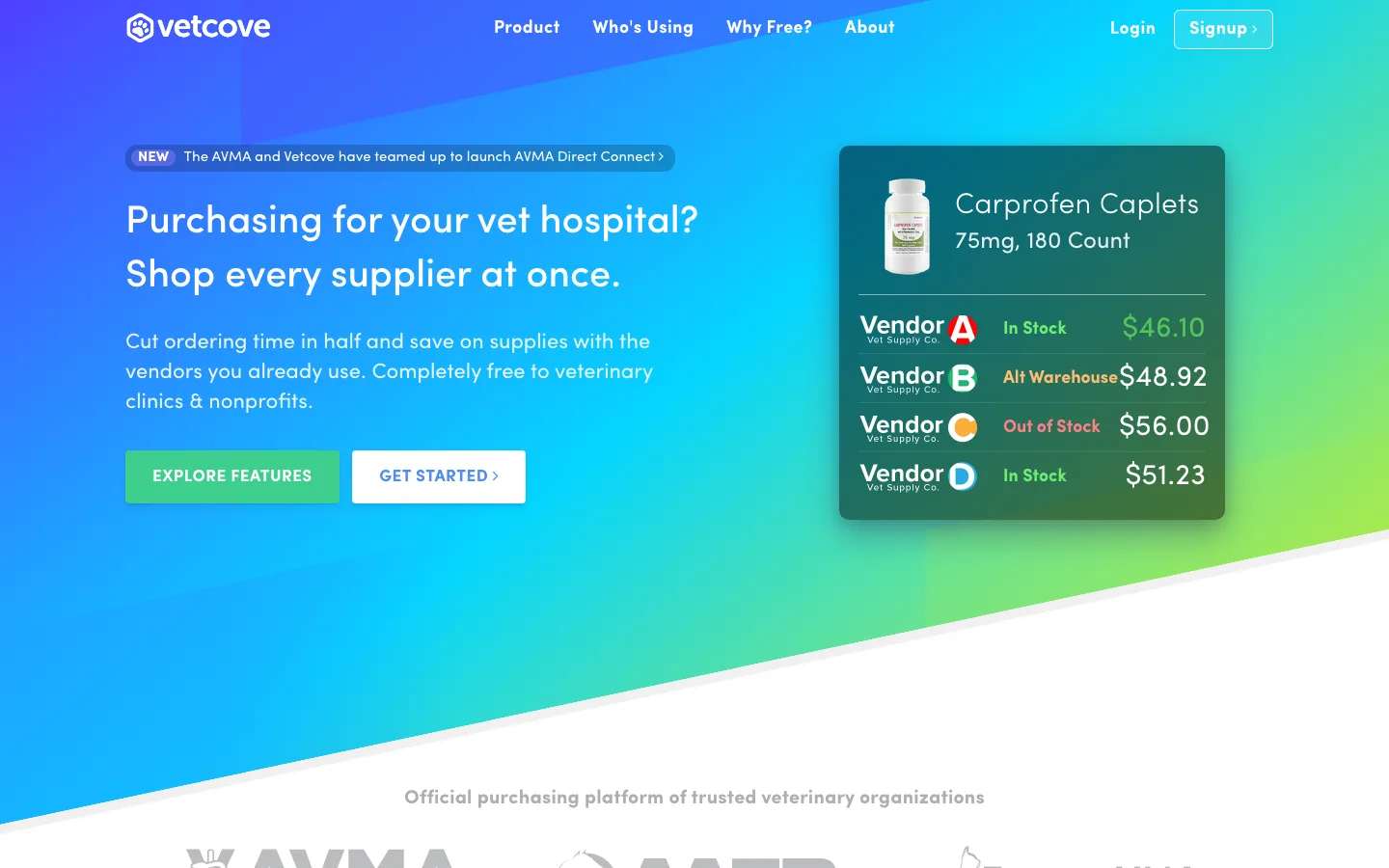 Vetcove website