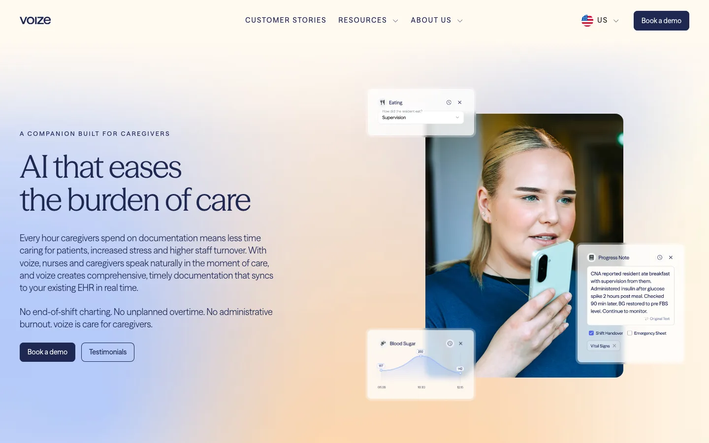 Voize website