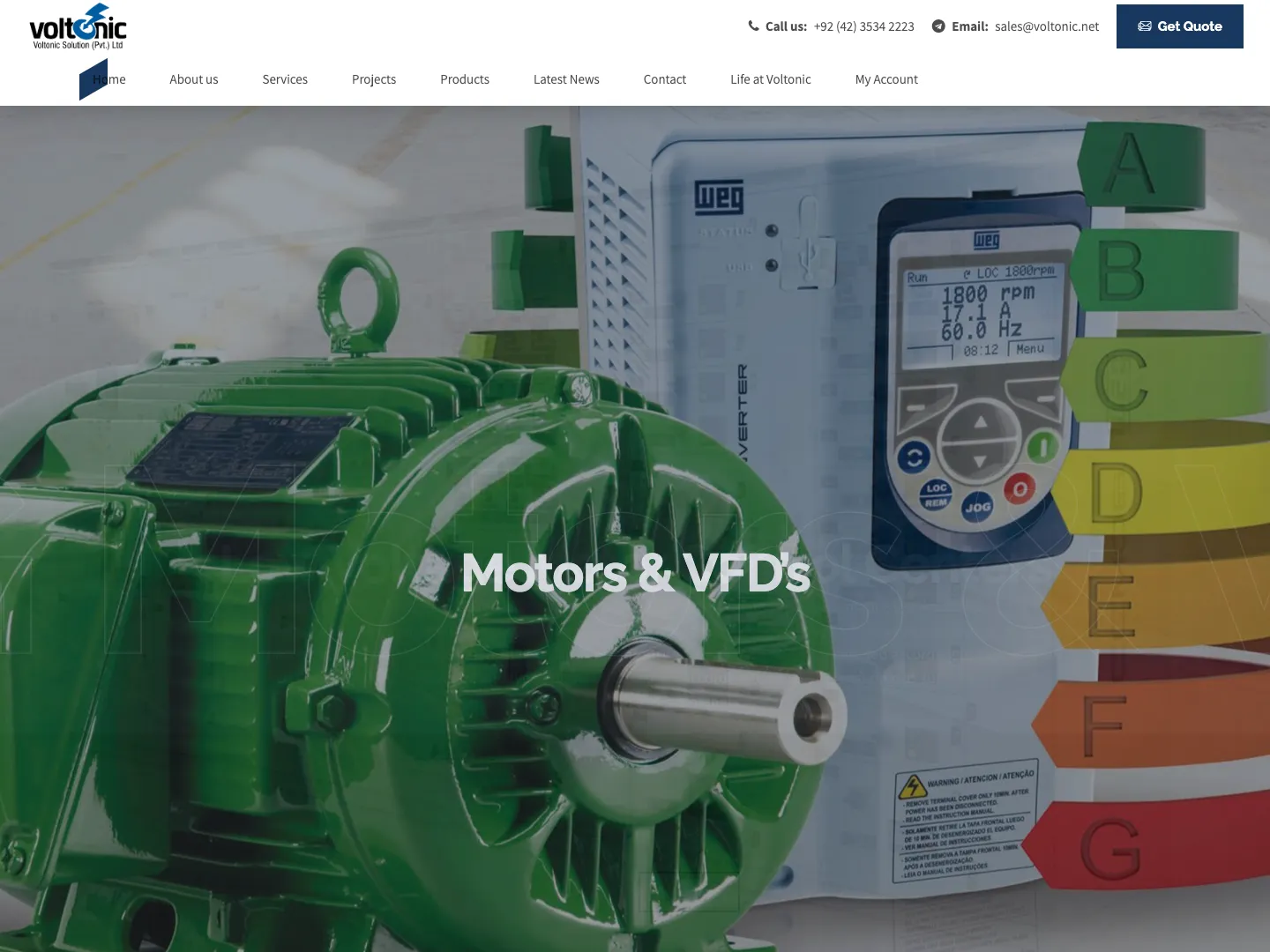 Voltonic Solution Pvt. Ltd. website