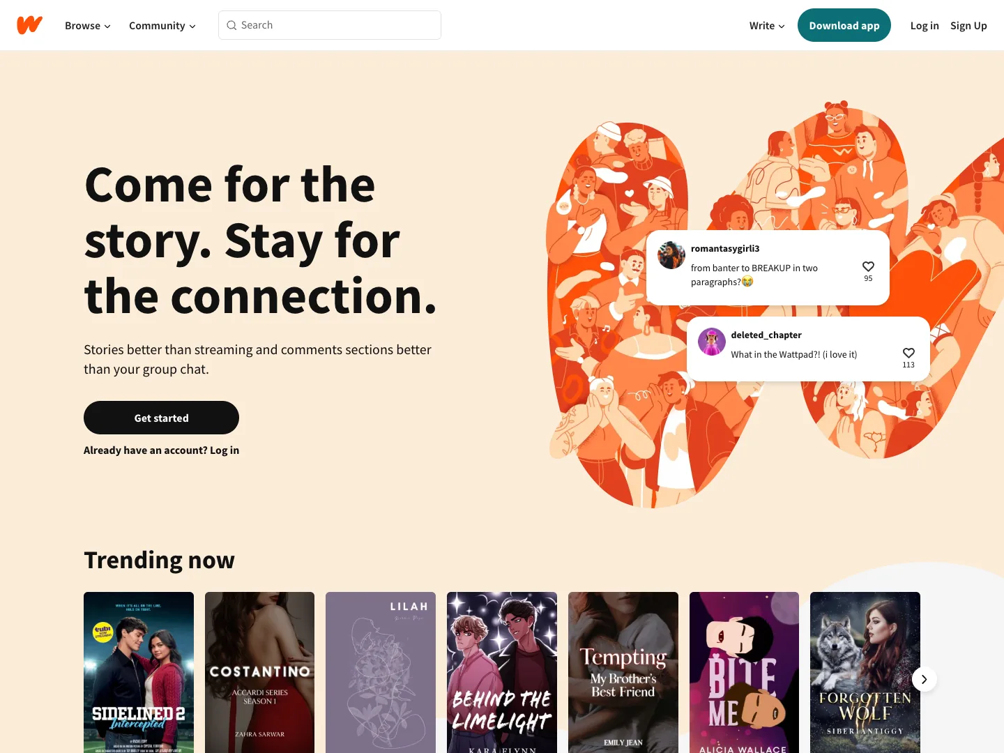 Wattpad website