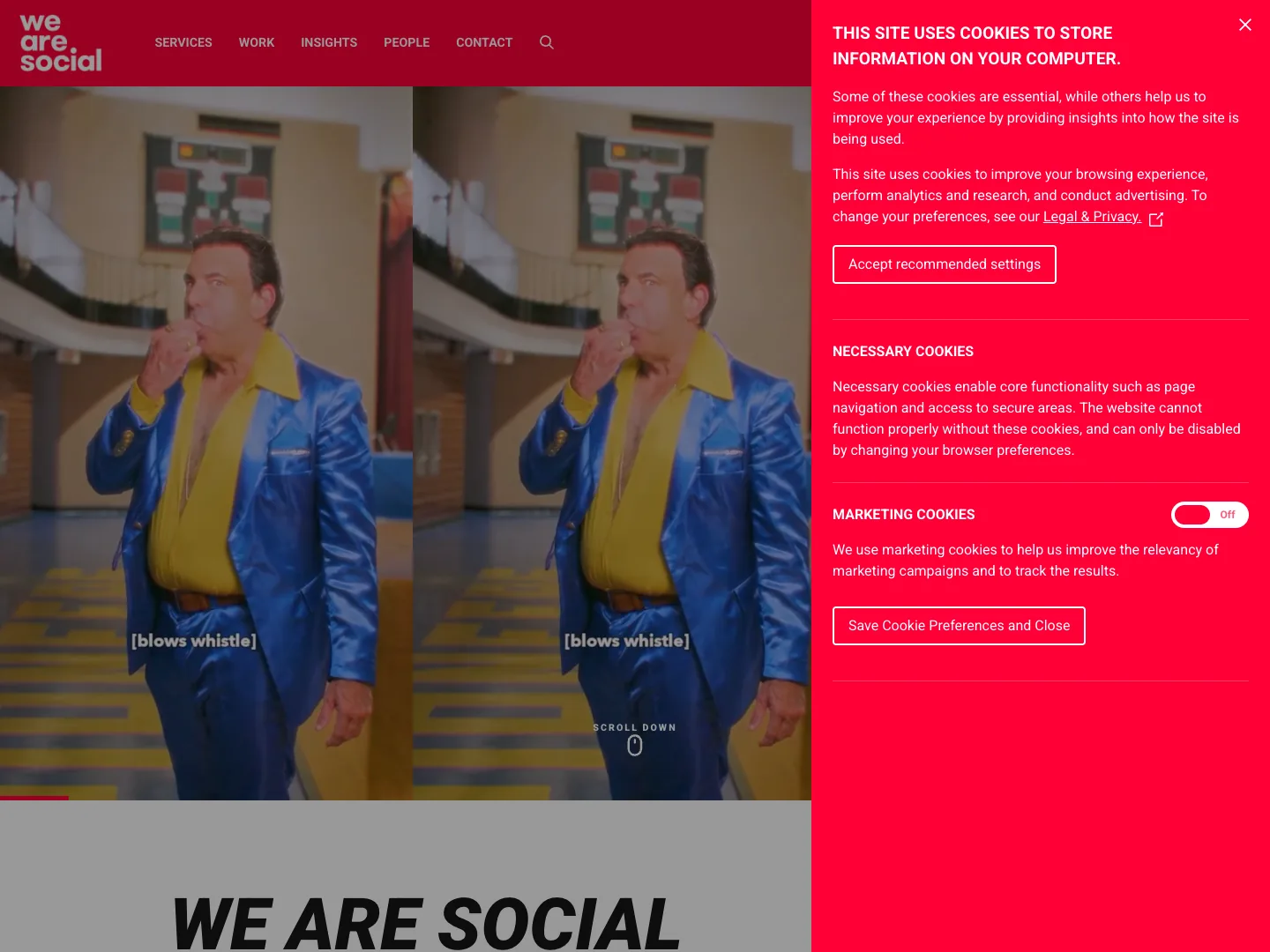 We Are Social website