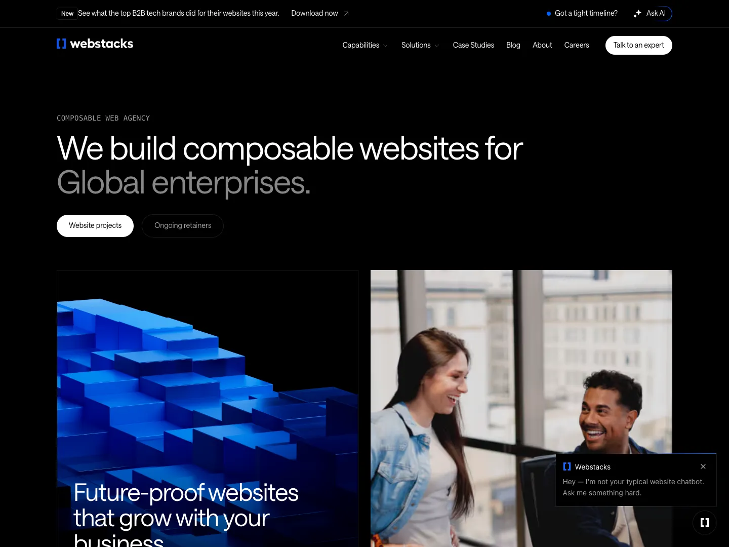 Webstacks website
