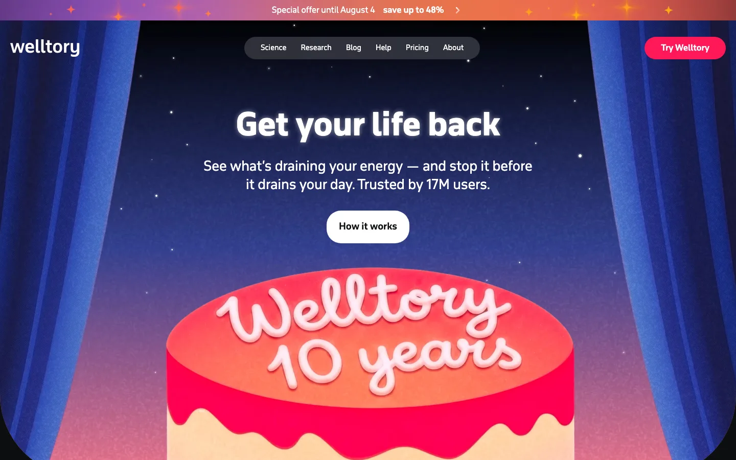 Welltory website
