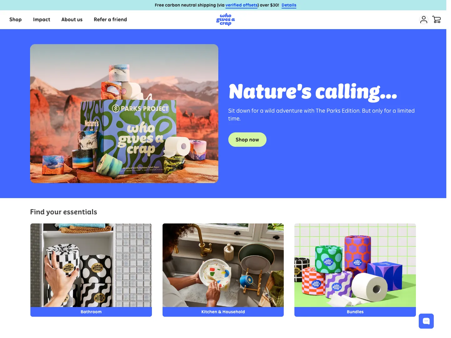 Who Gives A Crap website