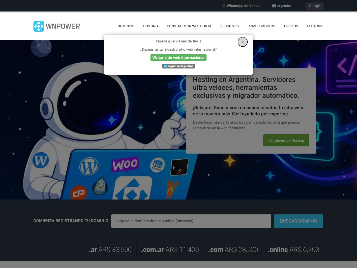 WNPower website