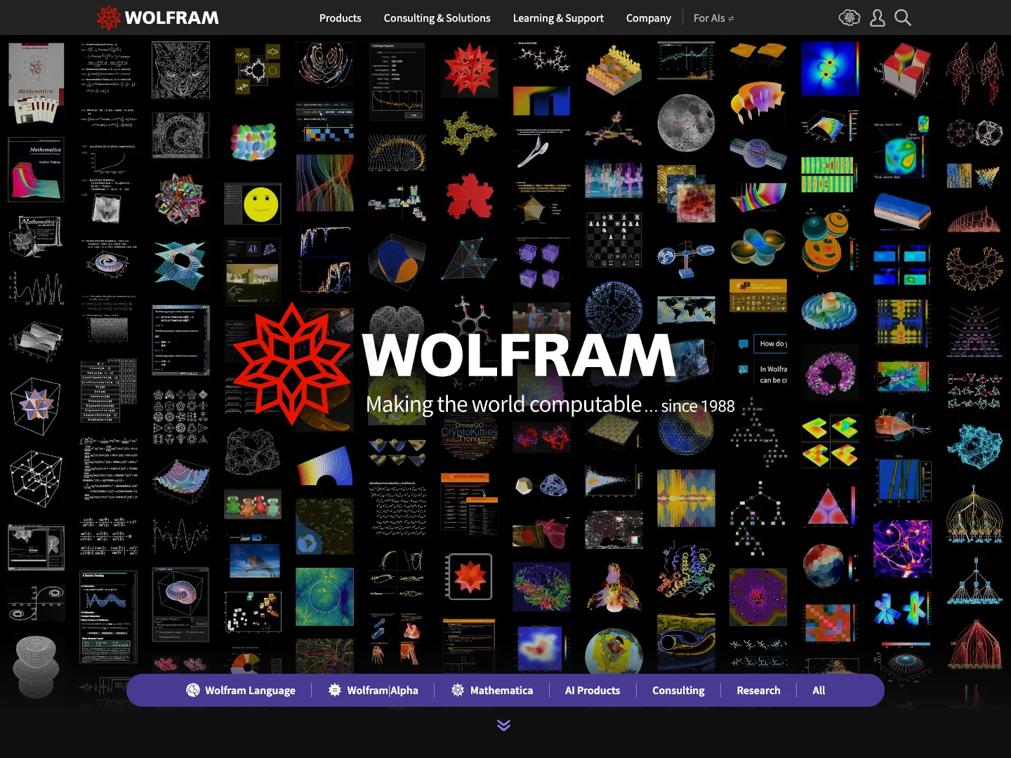 Wolfram website