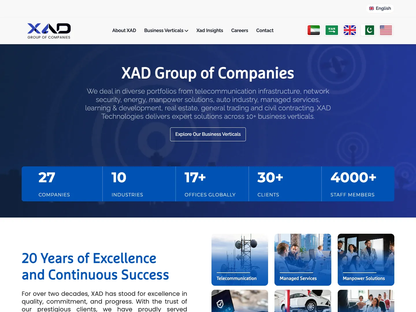XAD Technologies website