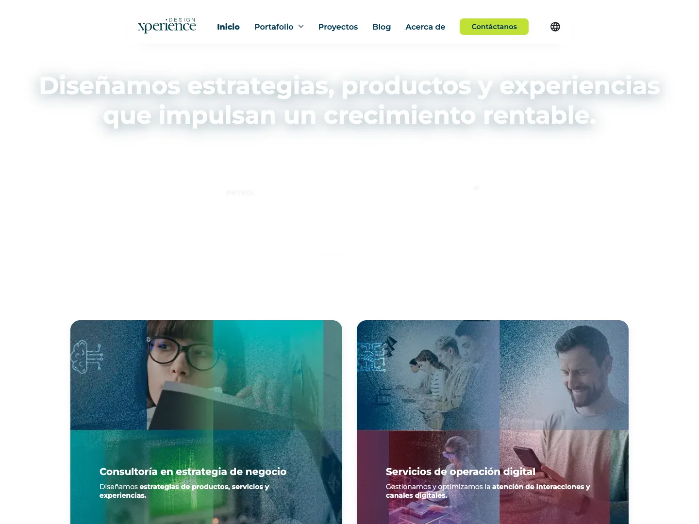 XPERIENCE DESIGN website