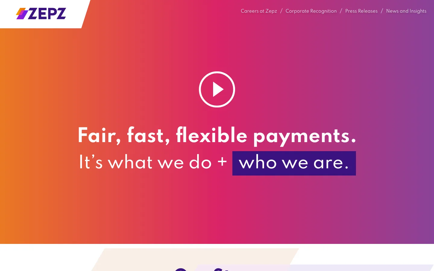 Zepz website