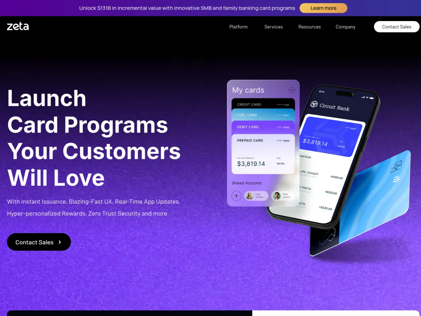 Zeta website