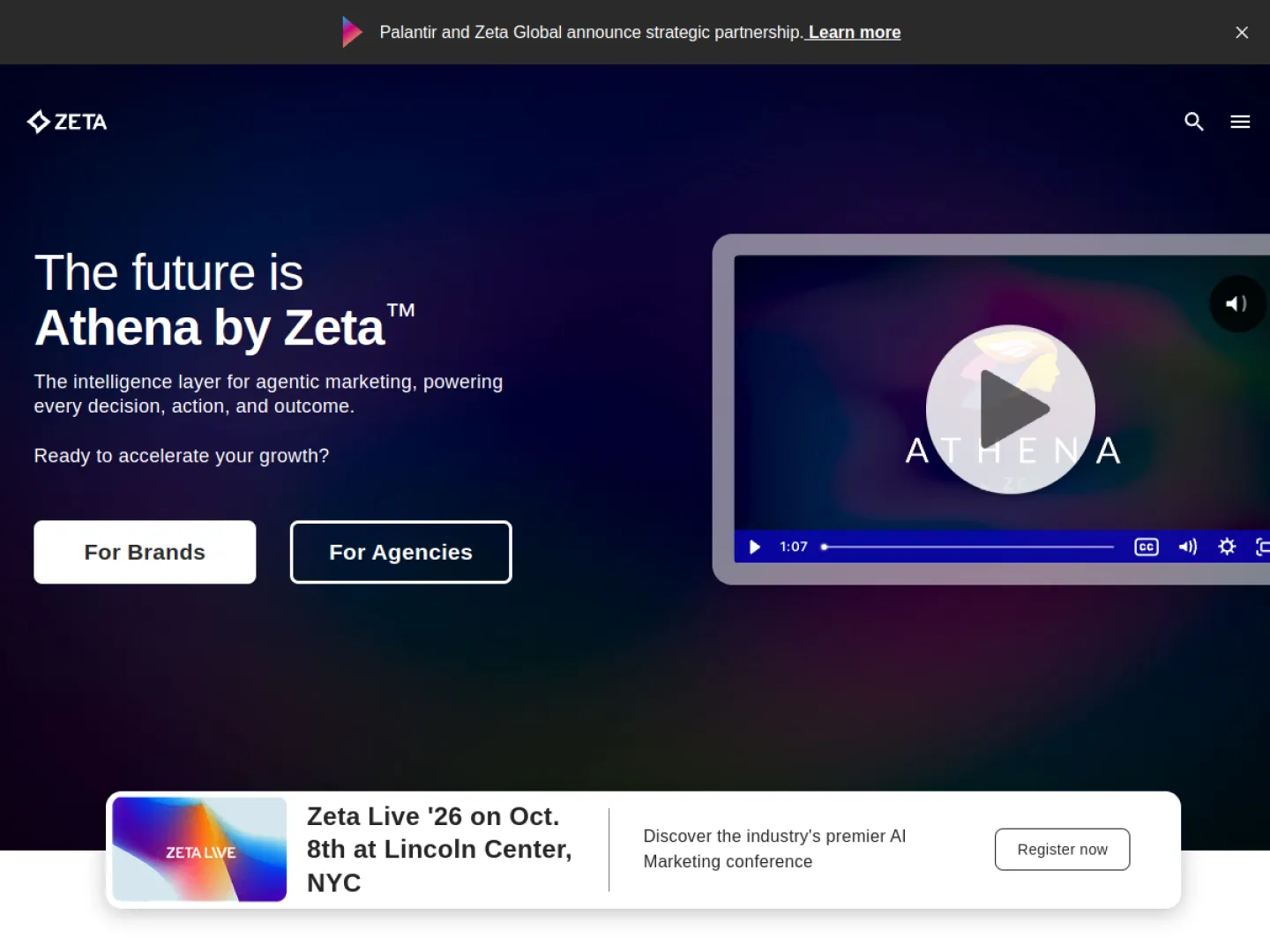 Zetaglobal website