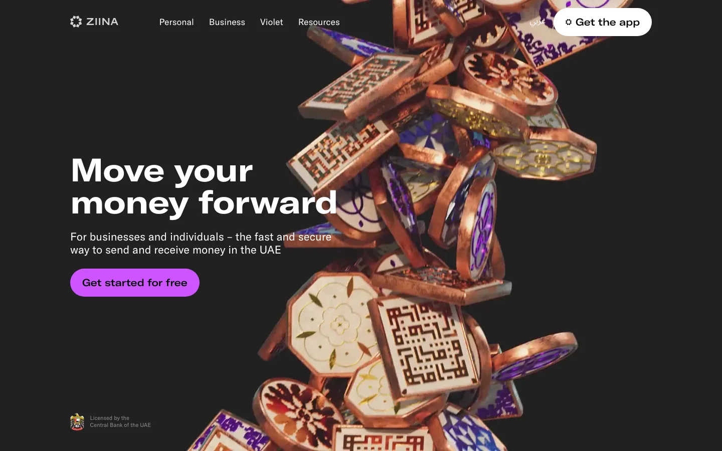 Ziina website