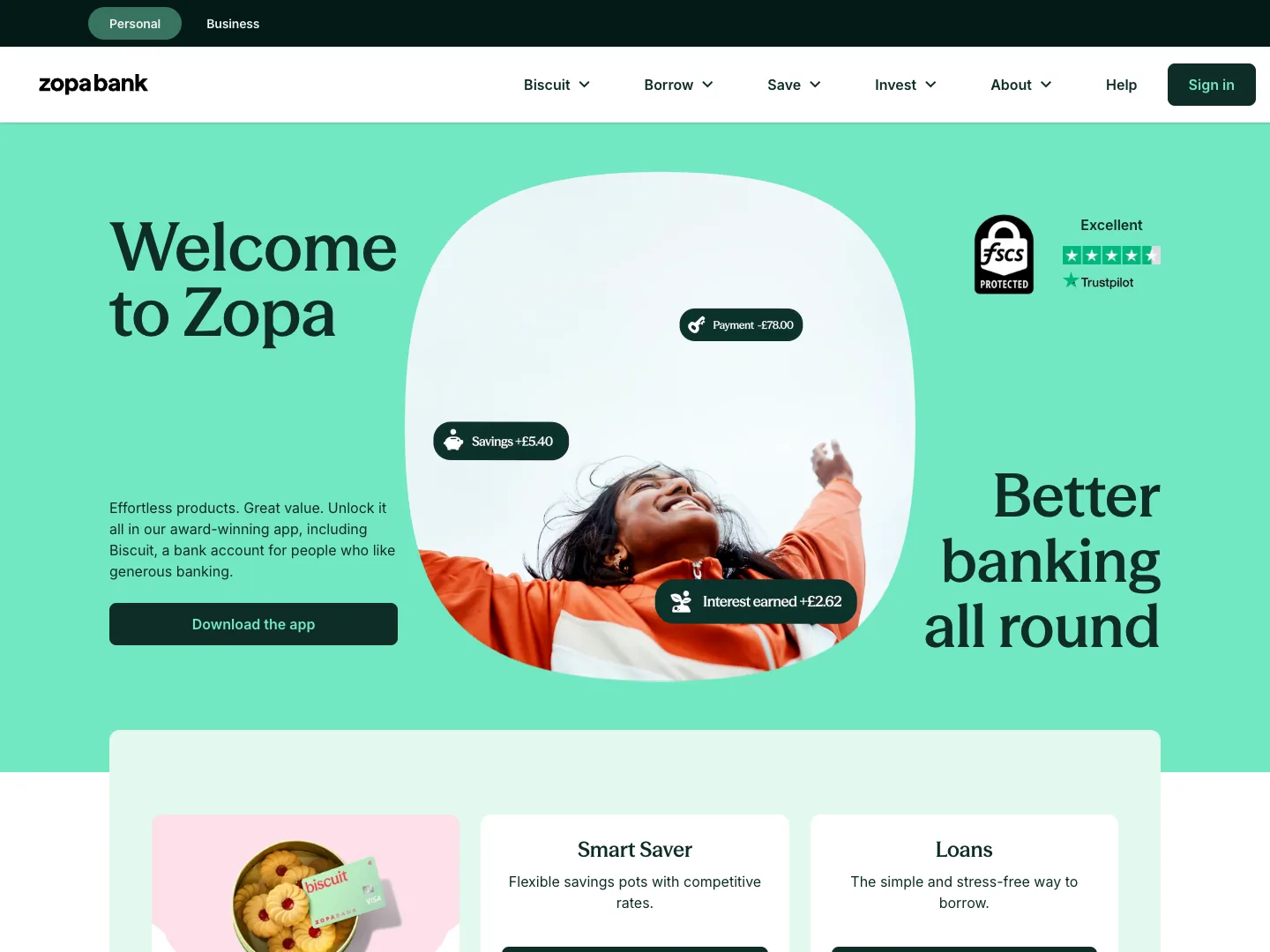 Zopa website